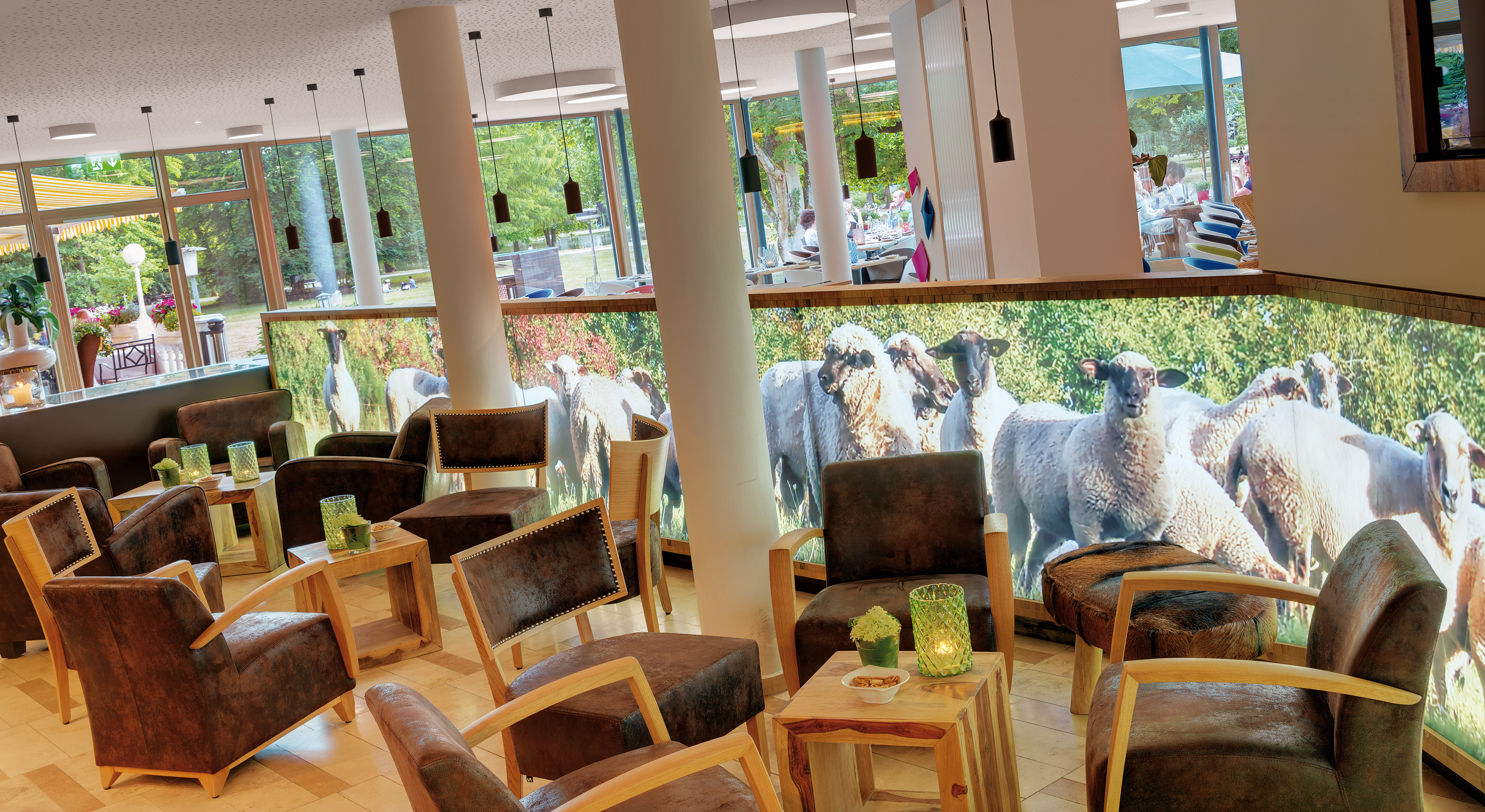 Restauraunt Schafslounge im Nells Park Hotel in Trier an der Mosel