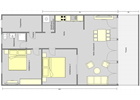 Grundriss der Ferienwohnung in Trier - Übernachten Sie in unseren gemütlichen Apartments & Studios mitten in Trier